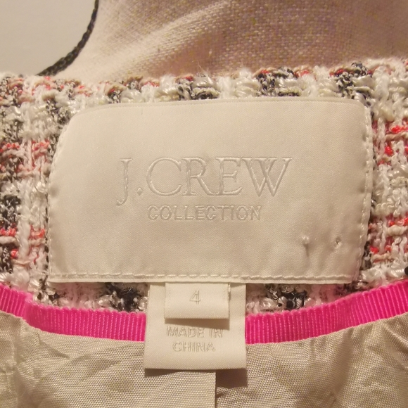 J Crew Collection Cotton Tweed Blazer - Picture 7 of 9